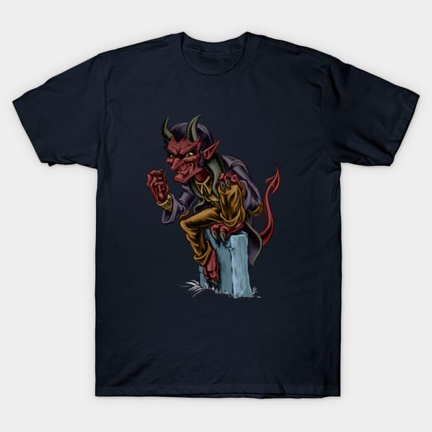 Gentleman Demon T-Shirt by majanation